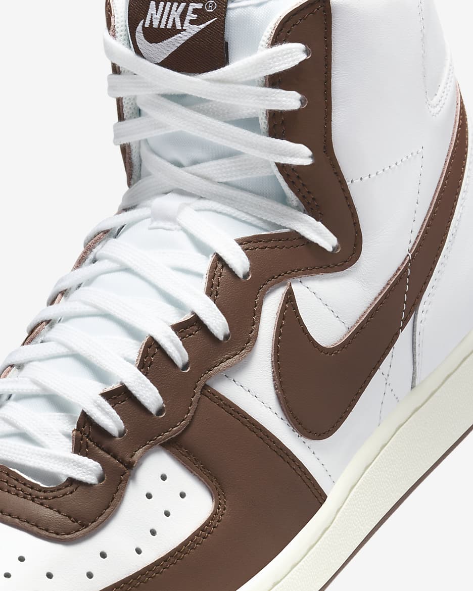 Brown nike high tops best sale